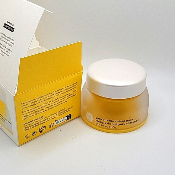 Saturday Skin Yuzu Vitamin C Sleep Mask 1.69 fl. oz. - Picture 7 of 9
